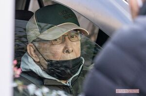 声をかけると笑顔で対応してくれた橋爪功