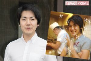 ICU時代、自宅近くのフランス料理店でアルバイトをしていた小室さん（'12年7月）