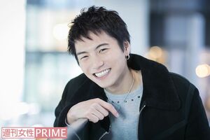 宮崎秋人　撮影／廣瀬靖士　ヘアメイク／Emiy　撮影協力／日本土地建物・京橋エドグラン　