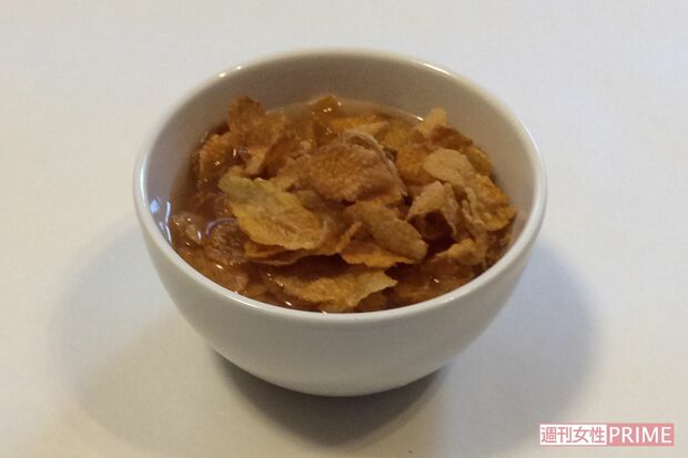 オレンジジュース×コーンフレーク