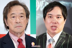 左・武田鉄矢、右・『霜降り明星』のせいや