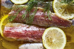 いわしのレモン締め