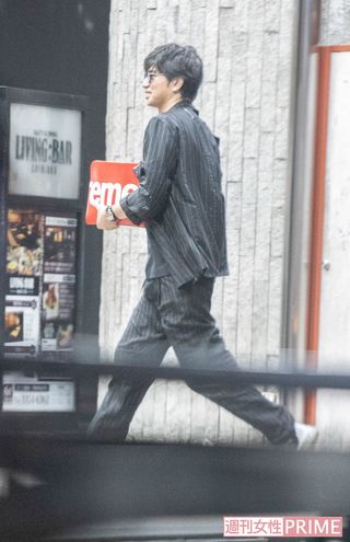 2018年『花のち晴れ』打ち上げに参加した松本潤