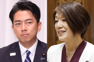 小泉進次郎防衛大臣と立憲民主党の古賀千景議員(公式サイトより)