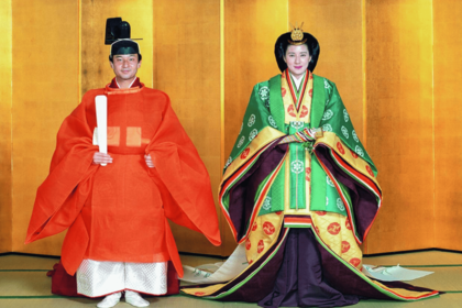 天皇陛下、雅子さま　'93年6月9日、結婚の儀（写真／宮内庁）