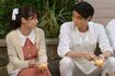 みね子とヒデ。(c)NHK