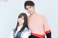 橋本環奈と片寄涼太は「ラブシーンでもテレない」、ふたり仲よくAB型あるあるを披露