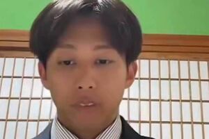 元広島カープ・羽月隆太郎の謝罪生配信（本人のTikTokより）