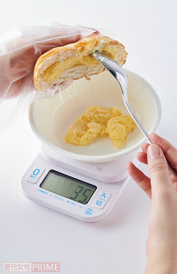 クリームの量には黄金比があった！（撮影／山田智絵）