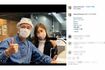 マーク・パンサー(左)とKEIKOとのツーショット(ラジオ番組『Joy to the Oita+』公式インスタグラムより)