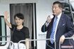 石破茂(右)と妻の石破佳子さん