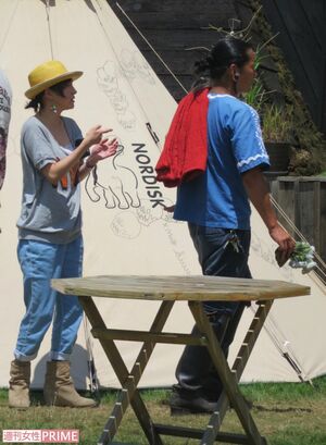 2016年『フジロックフェスティバル』に子連れで遊びに来ていた広末涼子とキャンドル・ジュン