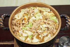 【春日野部屋】豚味噌ちゃんこ