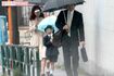 '10年4月、團子こと政明の私立小学校入学式にそろって出席した香川と元CA妻