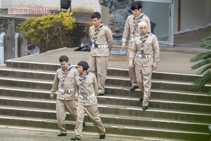 2018年11月、『絶対に笑ってはいけない』シリーズの撮影