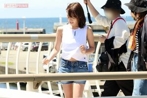 『真夏のシンデレラ』撮影中の森七菜