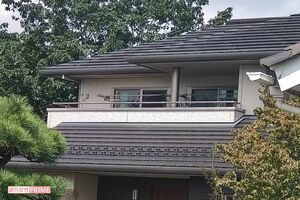 事件現場の一軒家。2階が娘夫婦、1階は両親の2世帯住宅