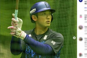 横浜DeNAベイスターズからのトレードが発表された山本祐大選手（公式インスタグラムより）