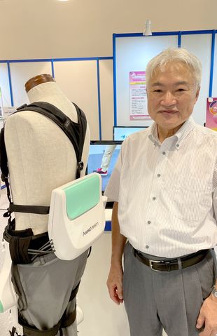 アシストモーションの橋本稔代表取締役。30年近くロボット研究に携わってきた