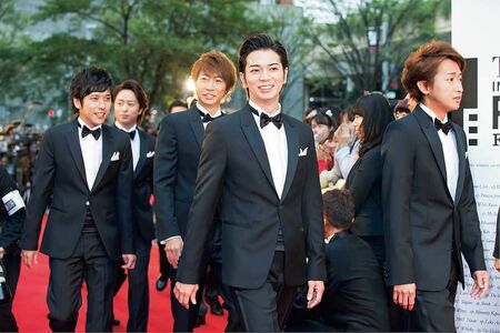 '14年10月『東京国際映画祭』でレッドカーペットに登場