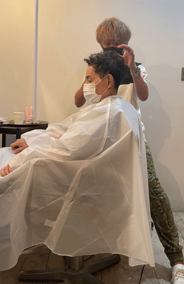 加トちゃんがカットしているのを見ているだけで幸せ♪