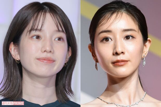 衣輪さんが「母親になったらスゴそう」と評する弘中綾香（左）と田中みな実（右）