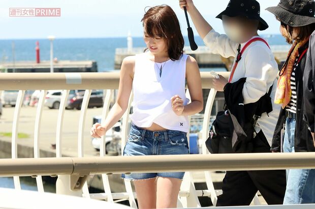 『真夏のシンデレラ』撮影中の森七菜