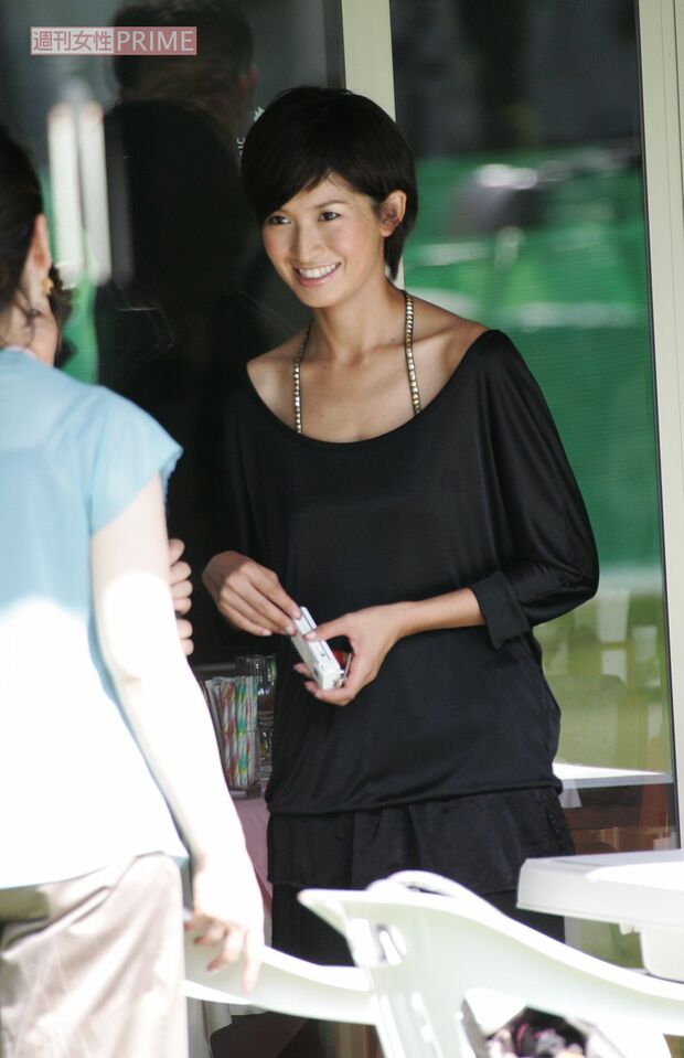 2008年、「フジサンケイクラシック」プロアマ戦に参加した森下千里