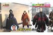 『テレビ千鳥』で購入したダウンコートを“私服”として着用する大悟('22年1月9日放送の『笑神様は突然に…』より)