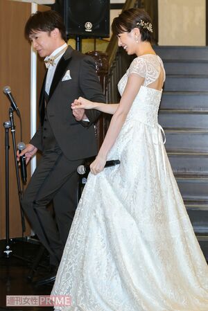 エントリー最大P14倍以上 南明奈 ウェディングドレス 5号 | www