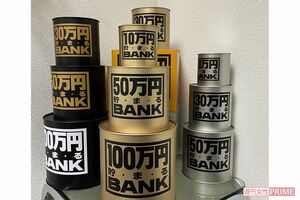 ロングセラーの『●●万円貯まる貯金箱シリーズ』。実際に100万円貯めた人も少なくない