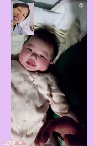 何度も励まされたという娘さんとのテレビ電話