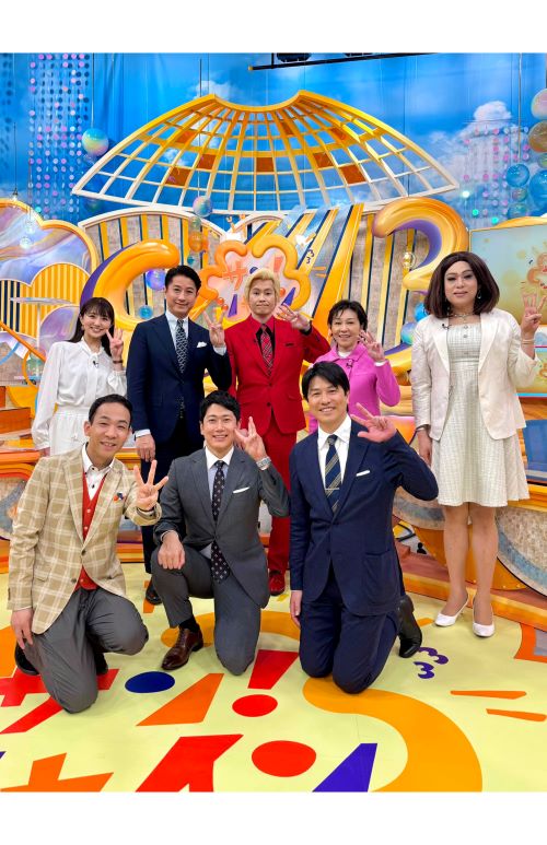 フジテレビの『サン!シャイン』初回の出演者たち(公式Xより)