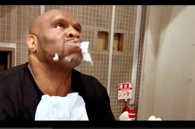 対戦相手のノッコン寺田を煽るようなVTRを投稿したボブサップ（『ボブサップ【日本公式】』Xより）