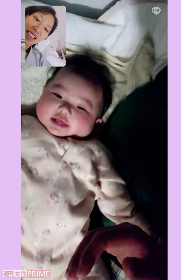 何度も励まされたという娘さんとのテレビ電話