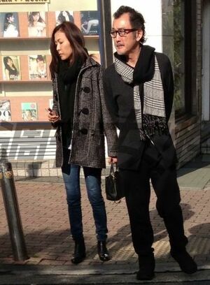  恵比寿でデート中の吉田鋼太郎と安蘭けい