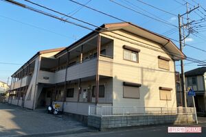 事件現場となった被害女性の自宅アパート