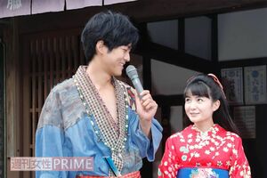 なんだか、この2人早くもいい感じ　撮影／廣瀬靖士