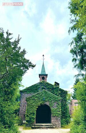 碌山美術館。青々としたツタが美しい『60代 大人旅の愉しみと工夫』（主婦と生活社）より