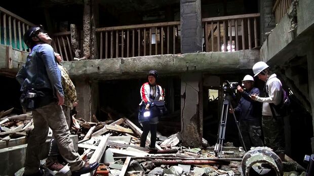 ワンダーJAPAN TV『軍艦島スペシャル』ロケ風景