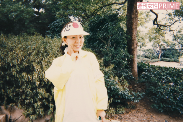 必勝のハチマキが凛々しい