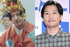『Alexandros』のベース・磯部寛之が演じた長宗我部元親と相席スタート・山添寛(豊臣兄弟公式Xより)