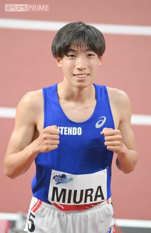 三浦龍司選手(20) 順天堂大3年(スポーツ健康科学部)