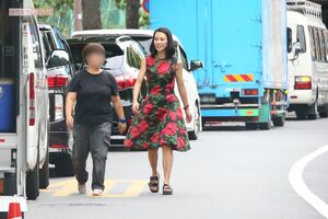 2015年8月、主演映画『嫌な女』ロケに臨む木村佳乃