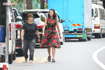 2015年8月、主演映画『嫌な女』ロケに臨む木村佳乃