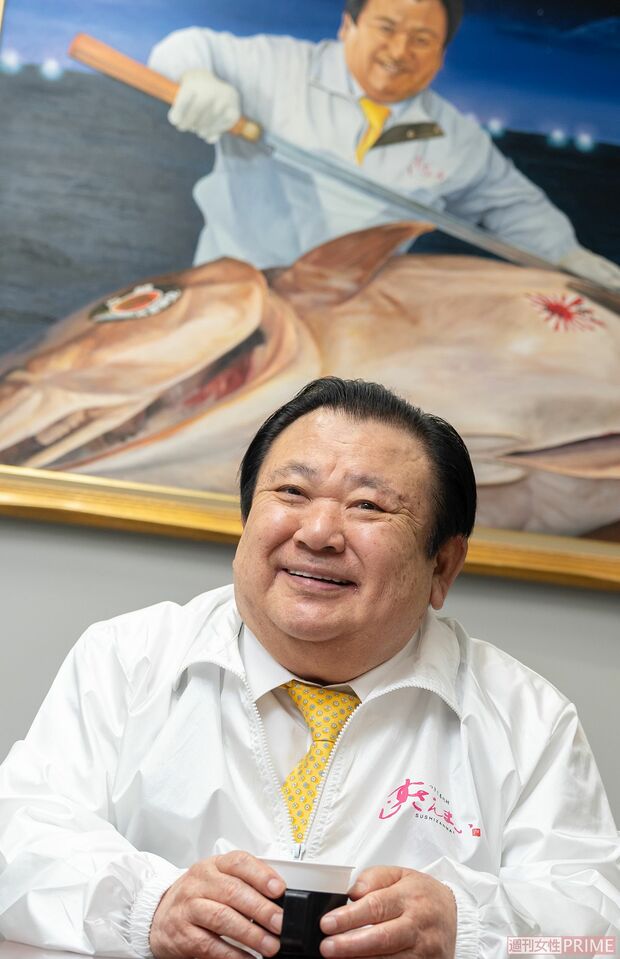 「すしざんまい」の社長・木村清さん 撮影/佐藤靖彦