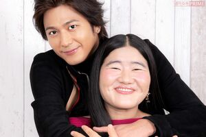 （写真左から）速水もこみち、ガンバレルーヤ・よしこ　撮影／佐藤靖彦