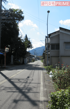 A君が通っていたとみられる通学路