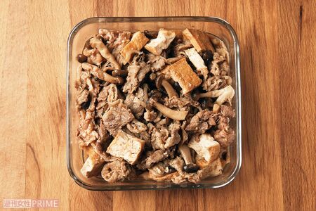 牛肉と厚揚げのみそ煮/全量分糖質量15g(撮影/千葉充)