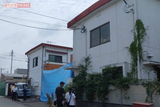 穂坂一家が住んでいたアパート